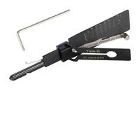 Lock Pick for Yale-6B Locks, Master Key with Hexagonal Wrench, 2 in 1 Stainless Steel Lock Picking Tool, Professional Locksmith Tool for UK Door