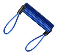 Lock Reminder Cable - 120cm Motorcycle Disc Lock Cable, Strong Elasticity | PVC Antitheft on Handlebar Spring Reminder with Ease, Security Spring Alarm Cables for Scooter Motorcycle