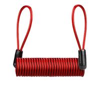 Lock Reminder Cable - 120cm Motorcycle Disc Lock Cable, Strong Elasticity | PVC Antitheft on Handlebar Spring Reminder with Ease, Security Spring Alarm Cables for Scooter Motorcycle