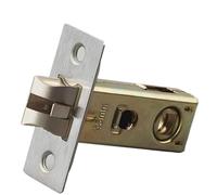 Lock Replacement Parts Bathroom Silence Lock Body Single Tongue Hole Pitch25mm 30mm 35mm 45mm 50mm 60mm 70mm(Silence Latch 25mm)