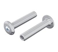 vidaXL Lock Screw Plain 2647 pcs Silver Steel