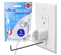 Lock Socket - by ShauntyLock - Charger Lock - The Simplest Way to Lock Your Charger and Cord -Compatible with iPhone -