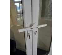 Lock That Really Works for French, Patio and House Doors - Quickly Add Extra Security