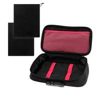 Lock Toy Storage Bag Kit Portable Waterproof Adult Game Storage Organizer Case Travel Bag with 2 Drawstring Bags Multipurpose Locking Box Toy Organizer for Women Men