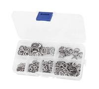 Lock Washers, Washer 300pcs External Tooth Lock Star Washer Stainless Steel Loose Gasket Flat Washer, M2.5 M3 M4 M5 M6 M8