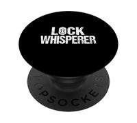 Lock Whisperer Key Maker Lock Picker Locksmithing Locksmith PopSockets Adhesive PopGrip