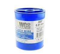 Lock Wire, T302/304 Stainless, NASM20995, MS20995C, ASTM A580 Cond A, AMS5697, .020 in (0.51 mm), 1 lb (0.45 kg) Dispenser Can, Approx. 925 ft (281 m)