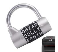 LOCK WORD-26 DIGIT Letter Lock Code | Rust Proof Security Pre-Locker | Combination Location for Doors, Chains, Luggage, Drawers and Cabinets