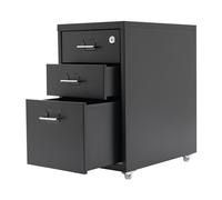 Lockable 3 le File Cabinet on Wheels Veal Sto for Home & Office Secure Document Sto Solut Dresser for Efficient nizat