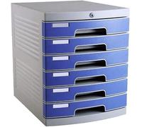 Lockable 6 Layer Plastic Filing Cabinet with Sliding Drawers Efficient Document Orga for Home & Office Storage Solutions Space Saving Durable & Stylish