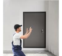 Lockable Access Panel, 70 x 110 cm, Black Cover for Plumbing & Electl, Ideal for Home Renovat & Maintenance, & Easy Inllat