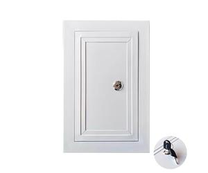 Lockable Access Panel for Electl & Plumbing Cables, Mounted Wall Cover Plate - 150x150mm (6x6in) for Easy Access to Service Shafts & Alarm Systems