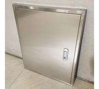 Lockable Access Panel,Wall Hole Cover Plate, Brushed Stainless Steel Access Door with Lock, Secure Electrical and Plumbing Panel, Lockable Hatch for Wall and Attic，（65x75cm/26x30in）