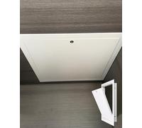 Lockable Access Panel,Wall Hole Cover Plate, Lockable Metal Access Panel for HVAC, Wall, Ceiling, Drywall - Ideal for Garage, Bathroom, Attic Hatch，（18x30in(457x762mm)）