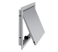 Lockable Access Panel,Wall Hole Cover Plate, Magnetic Drywall Access Panel, Easy Installation Attic Ceiling Door Cover for Commercial and Residential Use，（Grey，15cmx30cm/6inx12in）