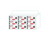 Lockable Acrylic Storage Cabinet for Mobile Phones Transparent Wall Mounted Lockers for Secure Device Storage in Schools Offices and Public Spaces