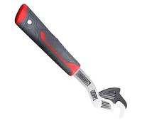 Lockable Adjustable Wrench, Chrome Vanadium Steel Tool | 11.42 Inch Length, 286g Industrial Tube Wrench Self-Locking Is Unique For Quick Adjustment Without Loss Of Space