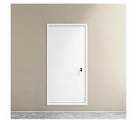 Lockable Aluminum Access Door with Key, Extra Large Recessed Concealed Plumbing Access Panel, Customizable Inspection Door Easy Open and Install(22in x48in)