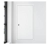 Lockable Aluminum Access Panel for Drywall - Rust Resistant Plumbing Door Cover, 35x36in Universal Wall Access Plate for Residential Use
