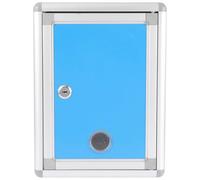 Lockable Aluminum Mailbox - Weatherproof Vinta Post Box for Home & Office Secure Sest Box Cact Design for Easy Collect & Sto