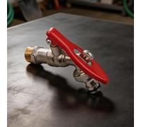 Lockable Brass Tap Anti Theft Garden Faucet Outdoor Water Lock Secure Copper Construction Prevents Unauthorised Use For Garden Irrigation Home Exterior Public Spaces(E)