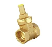 Lockable Brass Water Meter Valve Anti Theft Tamper Proof Gate Valve for Floor Heating Irrigation Systems DN15-DN50