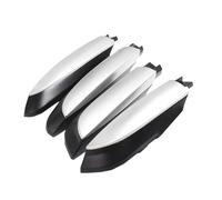 Lockable Car Rack 4PCS For Toyota For RAV4 For RAV 4 For XA40 2013-2018 Silver Roof Rack Bar Rail End Replacement Cover Shell Accessories Car Rails Rack
