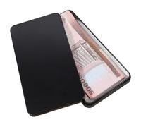 Lockable Cash Box - High Performance Safety, Steel Storage Cassette Organiser, Portable Robust Design Lid Handle, Home Room, Camping for Travel Bots Pill Spenser Use Tool Kit