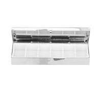 Lockable Container Pill Keychain Steel Rectangular Stainless Box