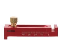Lockable Depth Gauge 5-40mm Precision Woodworking Edge Ruler