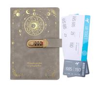 Lockable Diary for Women - A5 Goal Setting Notebook, Portable Diary for On the Go | For Adults Writers Students Freelancers Birthday Holiday Home Office Flat Travel