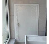 Lockable Drywall Access Panel - 800mm to 1200mm Hidden Inspection Hatch Electrical Plate Cover (650x950mm) for Plumbing & Service Access Durable & Secure