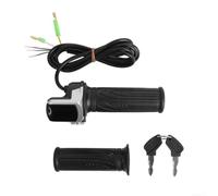 Lockable Electric Scooter Control Handle Anti-Slip | for premium aluminum alloy construction, rust-proof material, PVC and ABS components, long-lasting performance, 20cm size