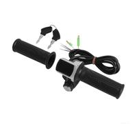 Lockable Electric Scooter Control Handle Anti-Slip | for premium aluminum alloy construction, rust-proof material, PVC and ABS components, long-lasting performance, 20cm size