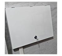 Lockable Electricity Meter Box Cover with Key - Decorative Metal Circuit Breaker Panel Cover for Outdoor and Indoor Use, Hidden (27 cm (10 5/8 Inch))