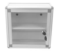 Lockable Emergency Medicine Box with Multi-functional Storage, Aluminium Alloy Large First Aid Medicine Container for Household and Outdoor Activities, Portable Wall Hanging