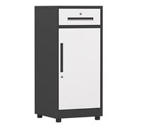 Lockable File Cabinet with 1 Drawer & 1 Door Secure Storage for Office & Home White Versatile Design Ideal for Documents & Files Compact Size (Black Option Available)