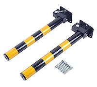 Lockable Folding Manual Parking Barrier - Security Posts for Driveway & Business Space-Saving Design Easy Installation & Reliable Parking Solution