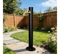 Lockable Freestanding Garden Water Tap, Frost Proof Water Column Spigot for Golf Course, Car Washing, Vertical Outdoor Water Hydrant