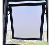 Lockable Frosted Glass Top Hung Window, Flush Mount Design for Enhanced Privacy and Security in Basement, Garage, Bathroom, Shed