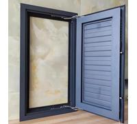 Lockable Hinged Access Panel for Fuse Box and Attic Loft, Large Textured Inspection Flap for Easy Service Access