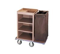 Lockable Hotel Cart - Multi-Functional Cleaning Trolley for Housekeeping & Room Service - Efficient Solution for Hotels