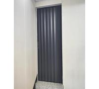 Lockable Indoor Accordion Sliding DoorGray Folding Gate Room Divider Retractable Concertina Door for Kitchen Bathroom Laundry Room42x80in (106.5x203cm)