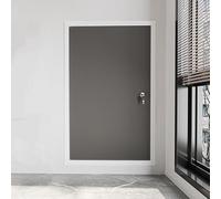 Lockable Insulated Aluminum Access Door - Universal Vent Cover & Plumbing Access Panel - Weatherproof Dark Gray 40x40cm (16x16in) for Roof & Wall