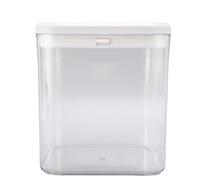 Lockable Medication Storage Box, White, 16x14x14cm, Secure Plastic Container MedBest for Home, Office, Dorms