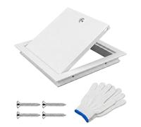 Lockable Metal Access Panel 200x200mm to 500x500mm - Secure White Ceiling Inspection Hatch for Easy Access to Fuse Box & PlumbingPlasterboard Wall Cover