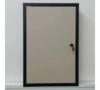 Lockable Metal Access Panel Door Concealed Inspect Hatch for Easy Wall Access Sizes: 16x16 16x24 20x20 24x24 Inches Brown h Perfect for Water Meter Access 18x26in (450x650mm)