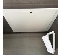 Lockable Metal Attic Access Door Panel with KeysDurable Plumbing & HVAC Access Door for Drywall 6x6in/15x15cmSecure and Convenient Access Solution