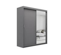 Lockable Metal Mobile File Cabinet with Adjustable Shelves, Grey Office Storage Cupboard, 180cm, Filing Drawer for Home & Office nization