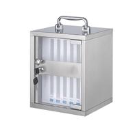 Lockable Mobile Phone Storage Cabinet for School & Office 12 24 36 48 Compartments Keyed Lock Box (26x20x21cm 10x7.8x11in) Secure & nized Solution